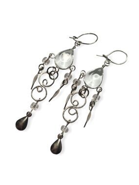 PERUVIAN Alpaca Silver Earrings Boho